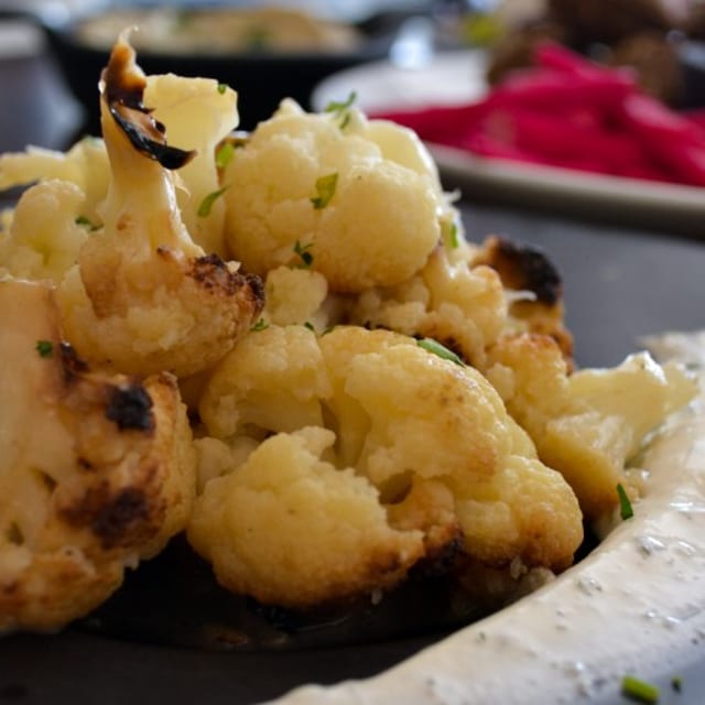 Roasted Cauliflower.