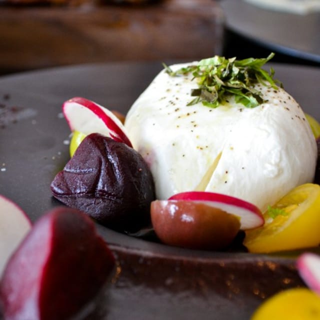 Burrata Mozzarella.